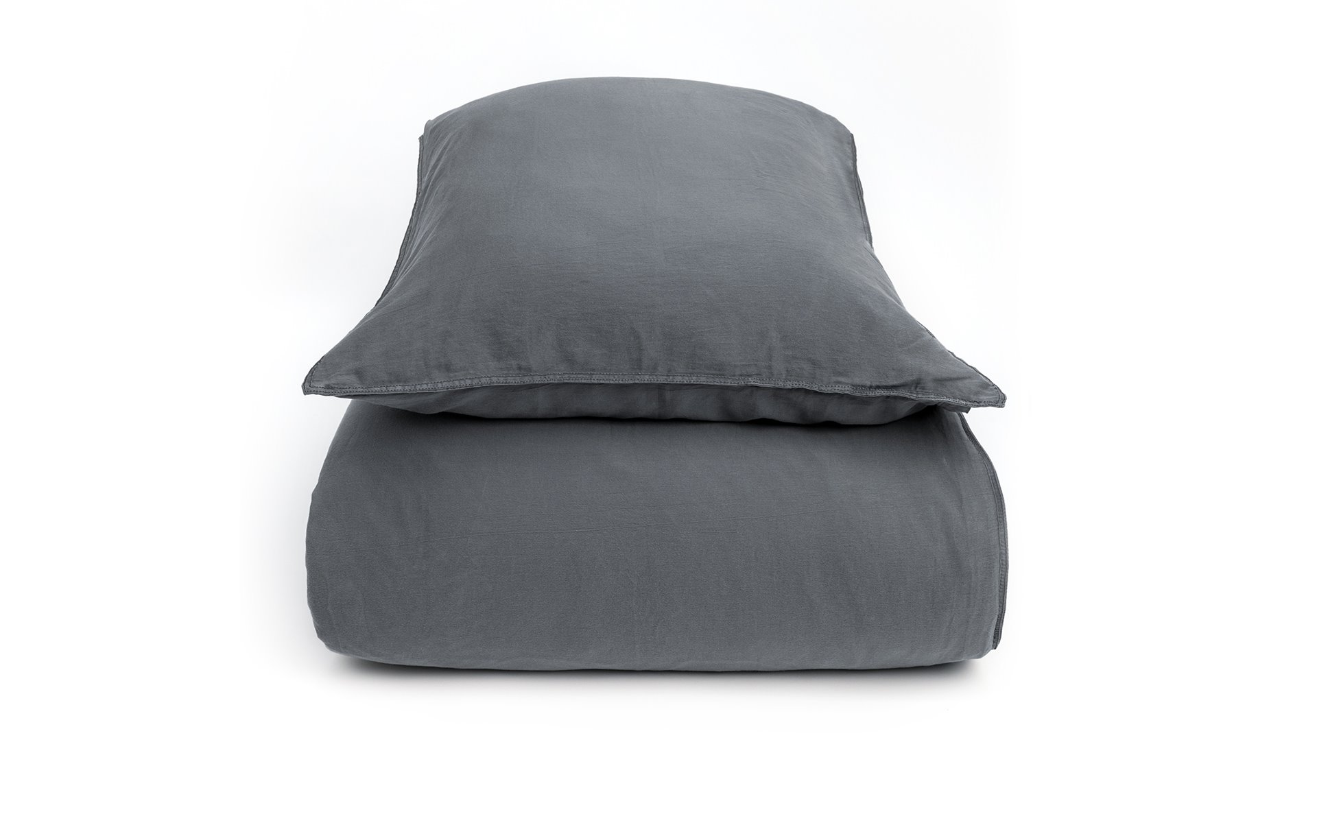 Mrs.Me bedlinnen duvetcover Stilo Steelgrey 1920x1200